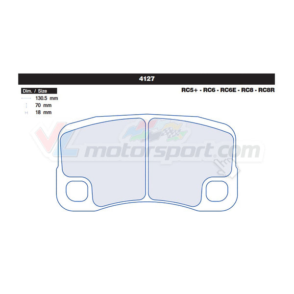 CL Brakes 4127 Juego de pastillas de freno