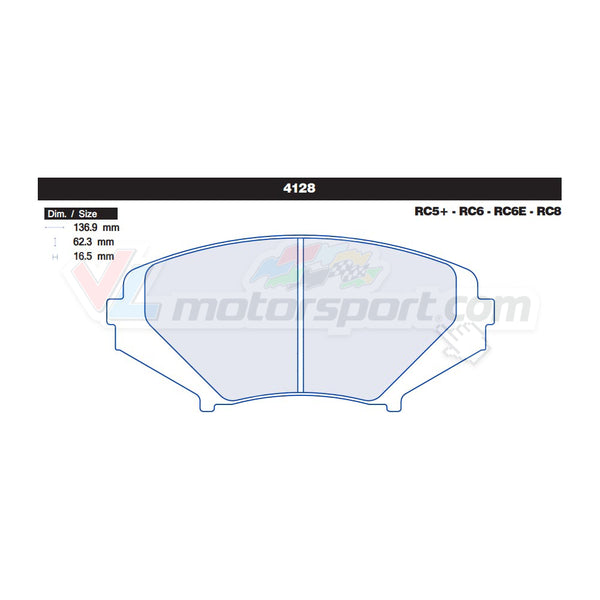 CL Brakes 4128 Juego de pastillas de freno