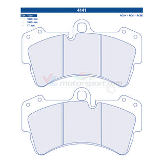 CL Brakes 4141 Juego de pastillas de freno