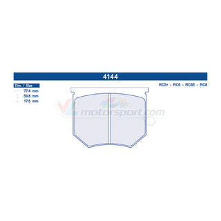 CL Brakes 4144 Juego de pastillas de freno