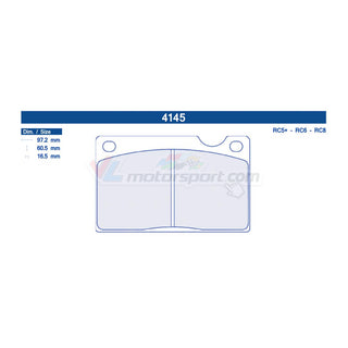 CL Brakes 4145 Juego de pastillas de freno