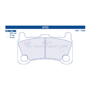 CL Brakes 4153 Juego de pastillas de freno