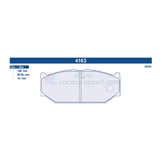 CL Brakes 4163 Juego de pastillas de freno