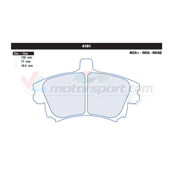 CL Brakes 4181 Juego de pastillas de freno