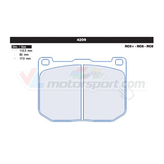 CL Brakes 4209 Juego de pastillas de freno