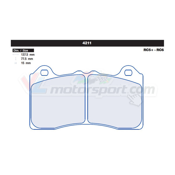 CL Brakes 4211 Juego de pastillas de freno