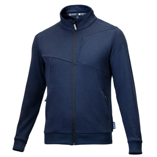 Sudadera Sparco GRIT con cremallera completa PLATA