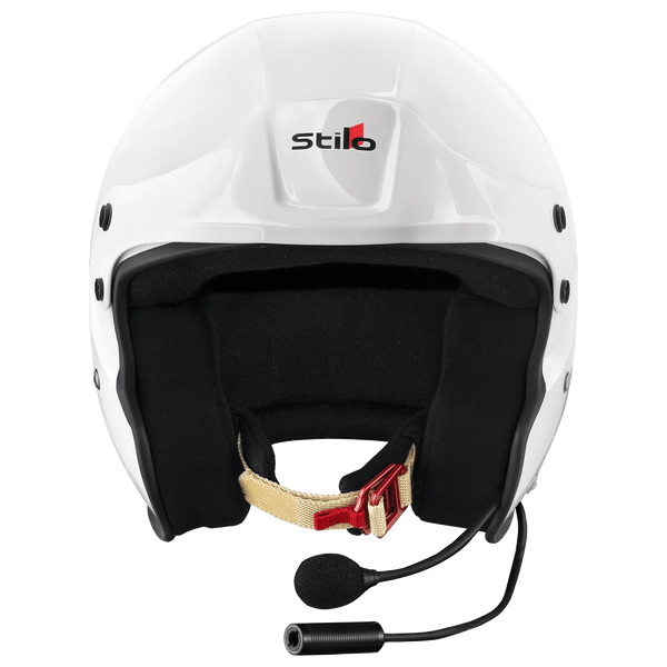 Casque de rallye composite Stilo ST5R blanc/bleu