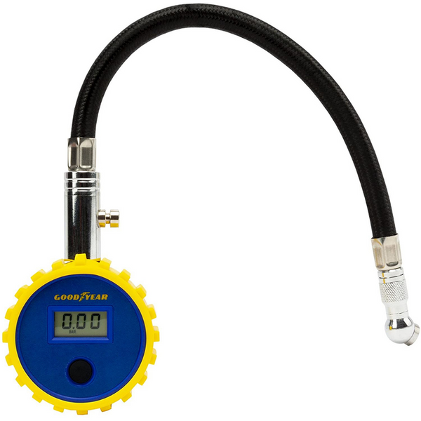 Manómetro Goodyear Digital con tubo de Presión de neumáticos