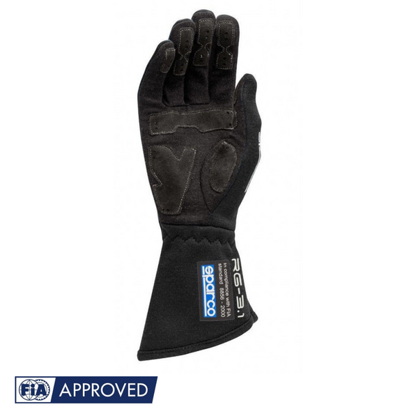 Guante Sparco Racing Land RG 3.1 Negro | FIA 8856-2000