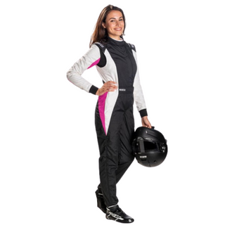 Mono Sparco Racing R554 LADY RS 5.1 Negro/Blanco/Fucsia