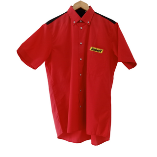 Camiseta Sabelt manga corta rojo/negro Saldo