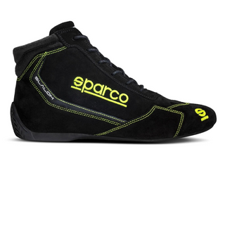 Botas Racing Sparco Negro/Amarillo Fluorescente