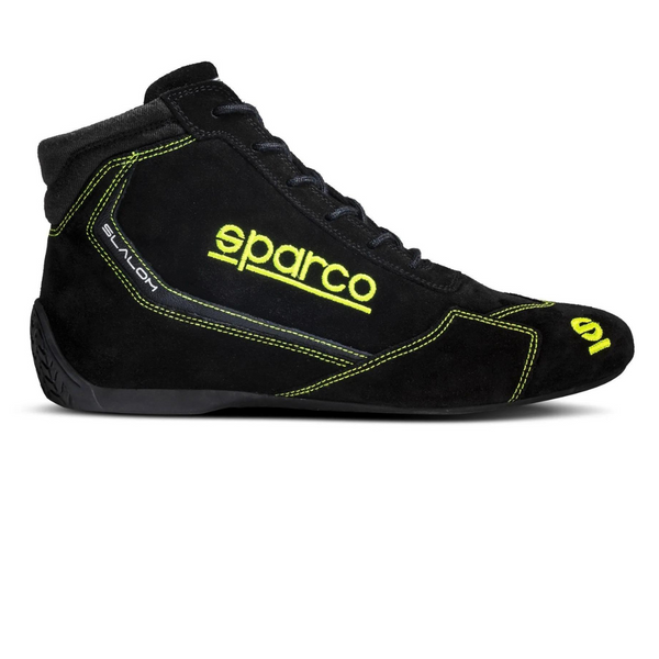 Bota Sparco Slalom Racing Negro/Amarillo Fluorescente