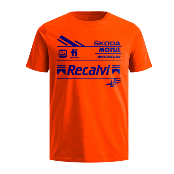 Camiseta Recalvi Team Cohete Suárez Naranja